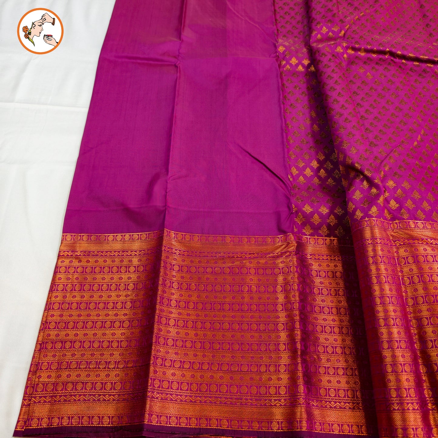 Purple Traditional 1000 butta Kanchipuram Silk Saree