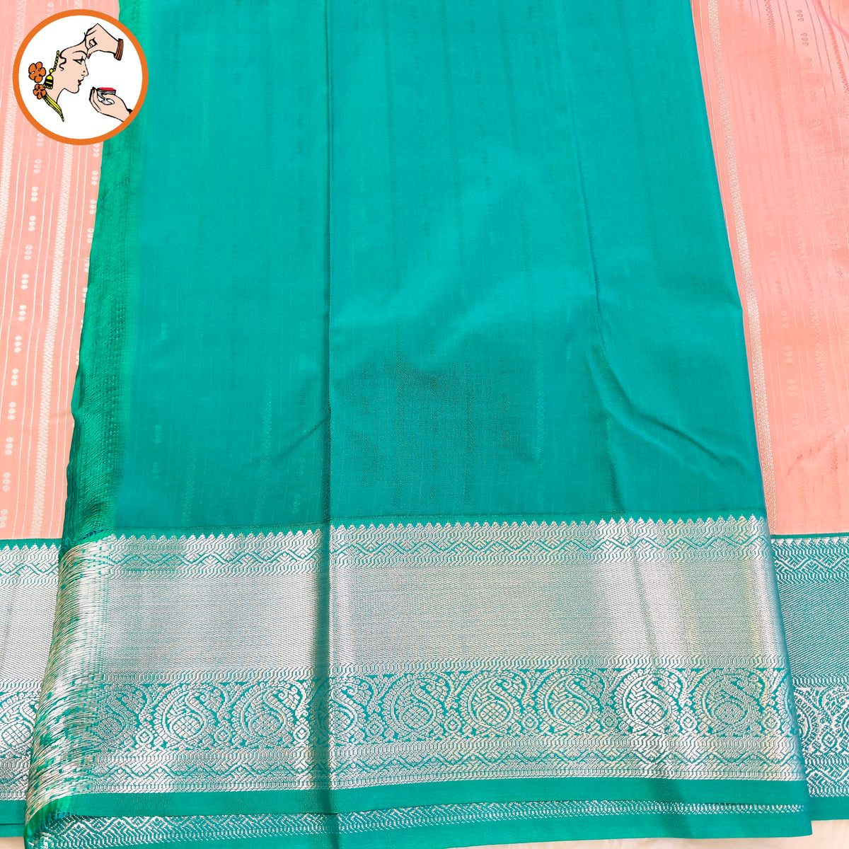 Dusty Rose/Dark Onion Pink Gold zari checked pattern(kattam) with Paisley motif & rettapetta border Kanchipuram Semi Silk Saree