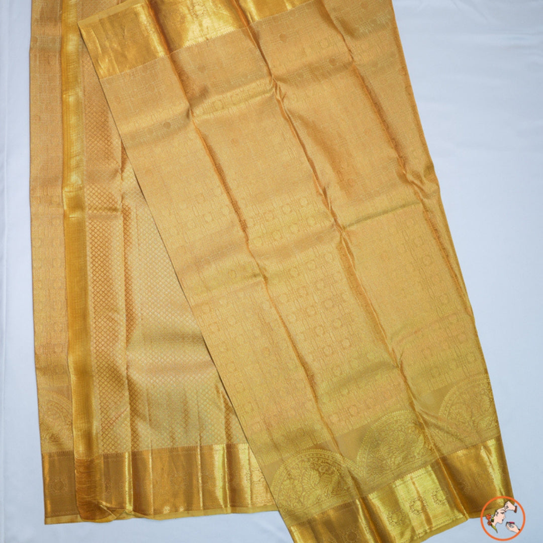 Golden Pure Kanchi Silk