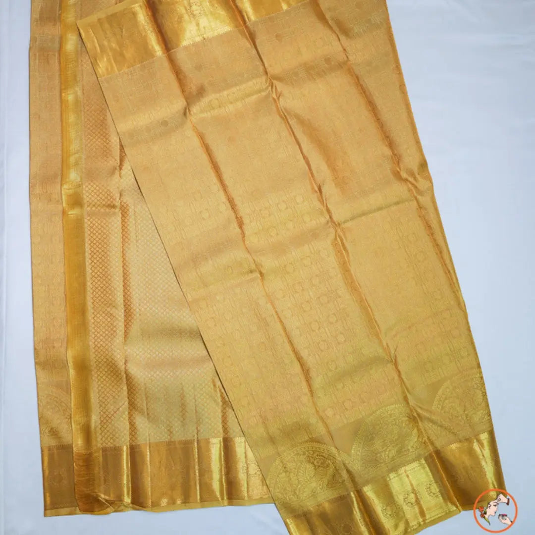 Golden Pure Kanchi Silk Vivahasilks