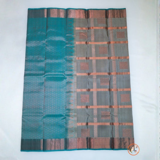 Sky Blue Pure Kanchi Silk