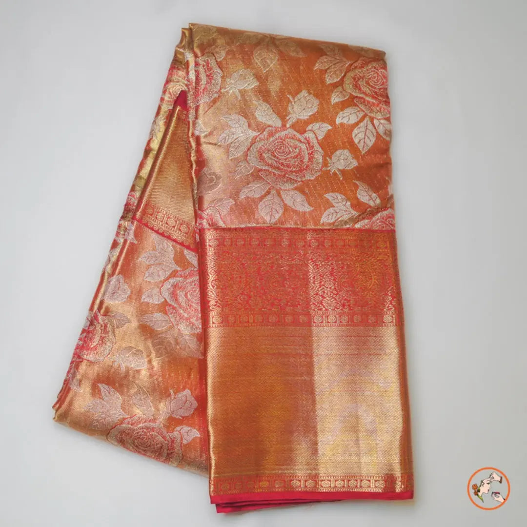 Pure Kanchipuram Silk Saree - Vivahasilks
