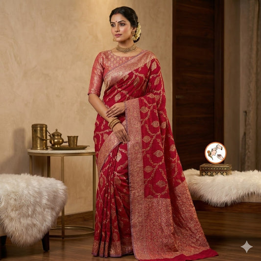 Banarasi Designer Banarasi Crush Saree