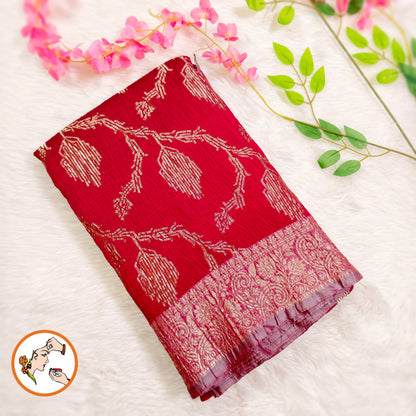 Banarasi Designer Banarasi Crush Saree