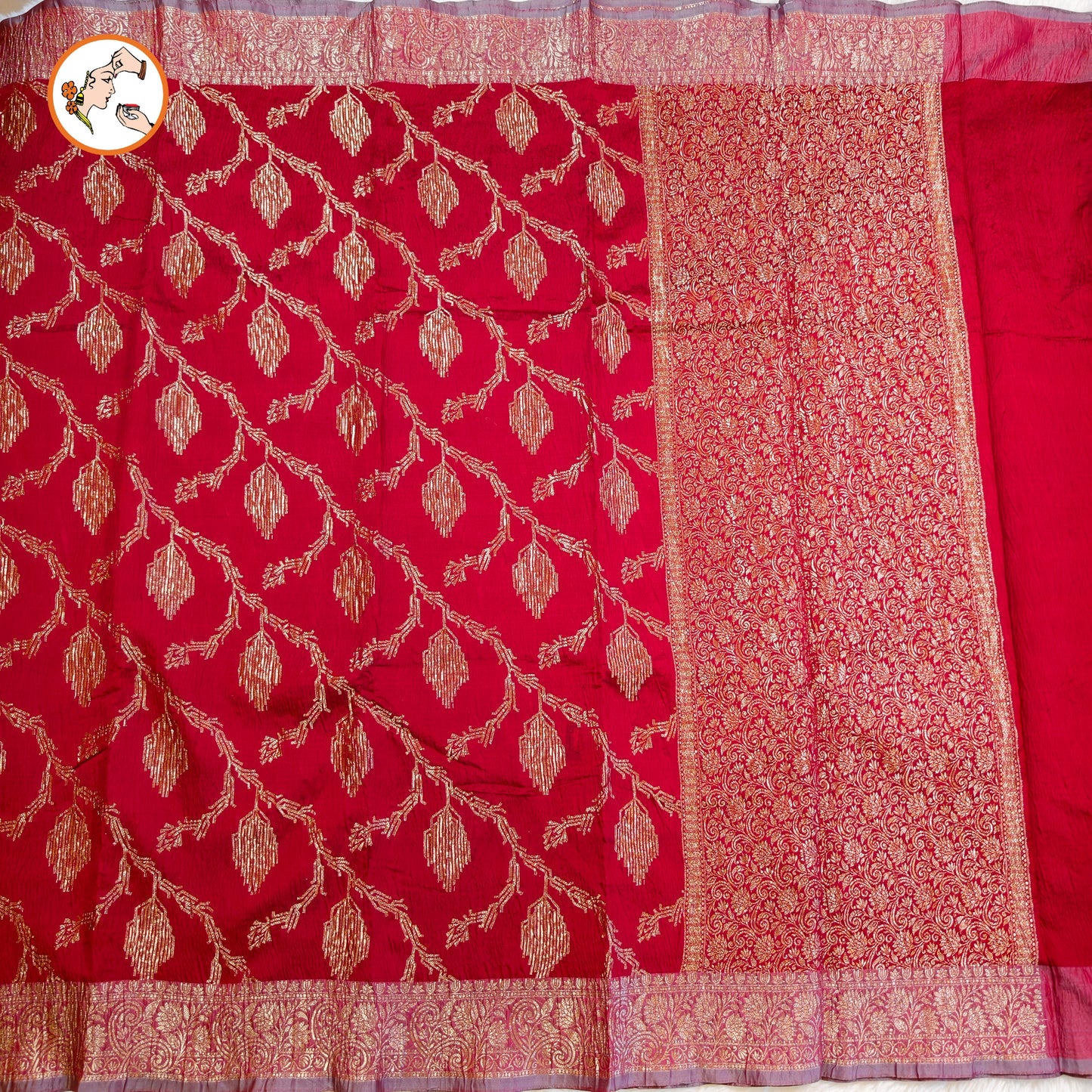 Banarasi Designer Banarasi Crush Saree