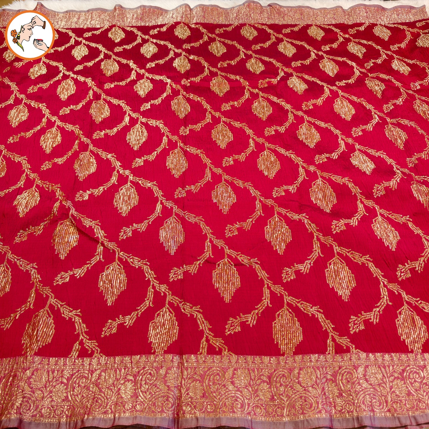 Banarasi Designer Banarasi Crush Saree