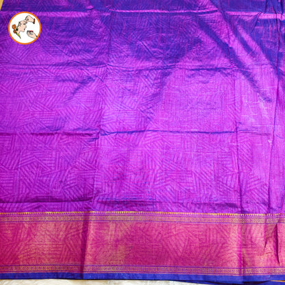 Blue Pochampally Silk Cotton Casual Saree