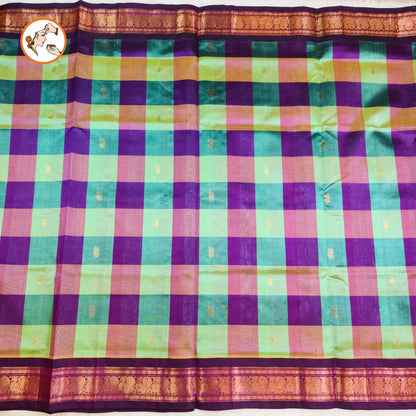 Purple Paalum Pazhamum Pure Silk Cotton Saree