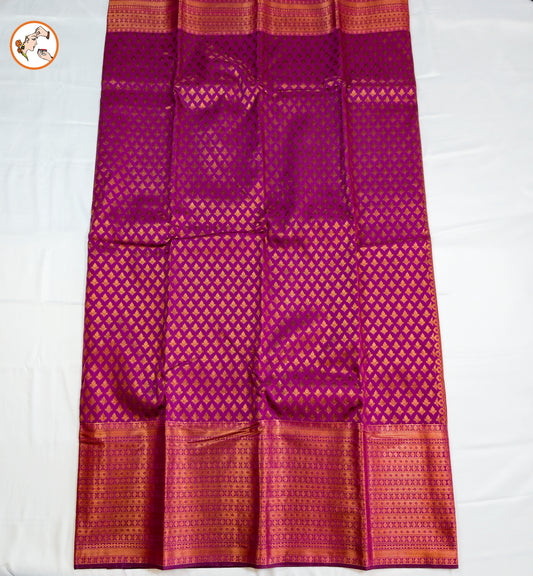 Purple Traditional 1000 butta Kanchipuram Silk Saree