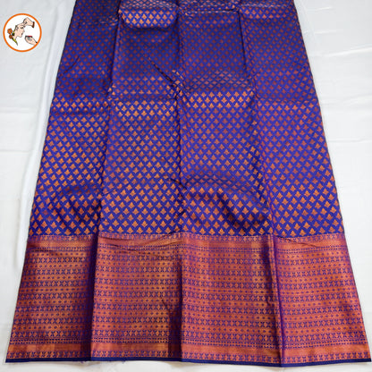 Violet Tradtional 1000 butta Kanchipuram Silk Saree