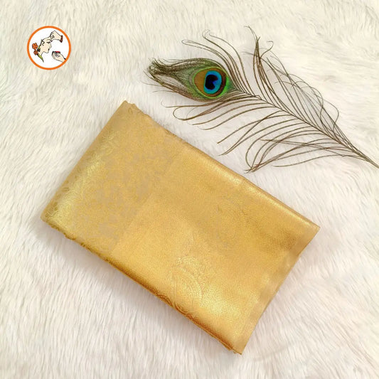 Golden High Tissue Kanchipuram Mix Silk Saree Vivahasilks