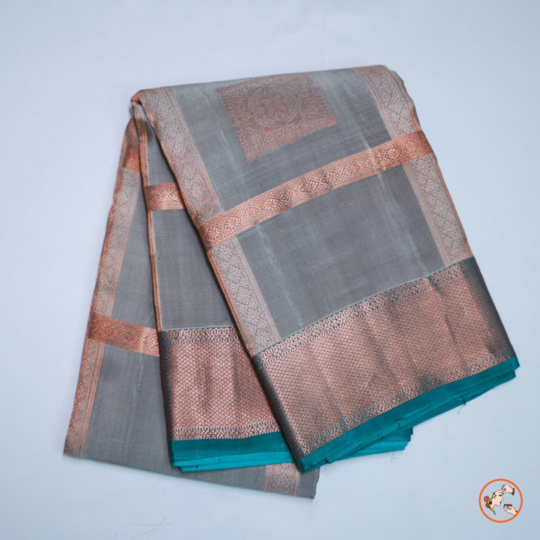 Sky Blue Pure Kanchi Silk