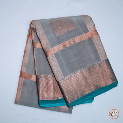 Sky Blue Pure Kanchi Silk Vivahasilks