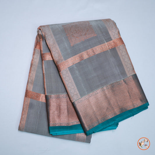 Sky Blue Pure Kanchi Silk